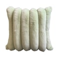 thumbnail image 2 of Mint Green Fluffy Pillow Cover, 20X20 Inch Throw Pillow Covers for Couch, Cozy Couch Throw Pillows for Living Room, Luxury Faux Pillow Covers, 1-Piece Square Cushion Waist Pillow, 2 of 6