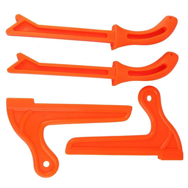 4PCS Safety Push Stick Set Orange Plastic Straight Table Saw Push