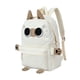 thumbnail image 3 of Mochila escolar, mochila de día con cremallera, mochila para libros, mochila para ir de compras para niñas Blanco, 3 of 9