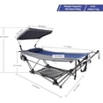 thumbnail image 3 of RedSwing Portable Folding Camping Hammock with Stand, Fold Up Hammock with Removable Canopy,Pillow and Storage Net for Adults Outdoor,Backyard,Beach,Garden,Lawn, 3 of 9