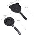 thumbnail image 2 of Cartoon Mini Egg Pancake Frying Pan Pancake Mold Non-Stick Cookware Saucepan Breakfast Maker Egg Frying Pan Omelette Pan(Pig) Black Pig, 2 of 4