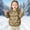 Brown, variant on Fesfesfes Unisex Childrens Winter Hooded Down Jacket with Small Ears Print Lightweight Warm Puffer Coat for Boys and Girls Casual Outdoor Play(Brown,1-2 Years)