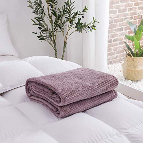 50x60 888-grey, Throw NEWCOSPLAY Super Soft Throw Blanket Premium Silky Flannel Fleece Leaves Pattern Lightweight Blanket All Season Use 