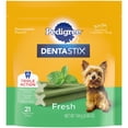 thumbnail image 2 of Pedigree Dentastix Dental Care Treats Toy & Small Breed Fresh Flavor, 5.08 Oz. Pack, 2 of 12