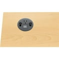 thumbnail image 1 of Le Hon HONHGRMTUSB2 3 Po. Œillet d'Alimentation Rond Port USB, Noir, 1 of 2