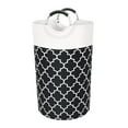 thumbnail image 1 of Cesta de ropa sucia de 82L con asas, cesta de ropa de almacenamiento, bolsa organizadora de ropa sucia plegable, para jardín, cocina, oficina, baño Negro Gloria Cesto de la ropa, 1 of 9