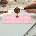 thumbnail image 2 of Pink Silicone Wax Sealing Mold Mat for DIY Invitation Cards and Greeting Wax Seals, 2 of 8