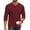 Wine Red, variant on COOFANDY Men's Henley Shirts Long Sleeve Basic Waffle Pique Pullover T-Shirt with Pocket Christmas Sweater