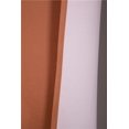 thumbnail image 2 of 1 Ensemble Rideau de Fenêtre Texture Lisse en Microfibre Doublé Poche pour Tringle Occultant 63 Pouces R64 (Orange), 2 of 3