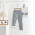 thumbnail image 6 of Lovskoo Toddler Girls Winter Leggings Fleece Lined Tights Footless Elastic Cotton Full Length Pants for 1-8 Years Old Gray, 6 of 9