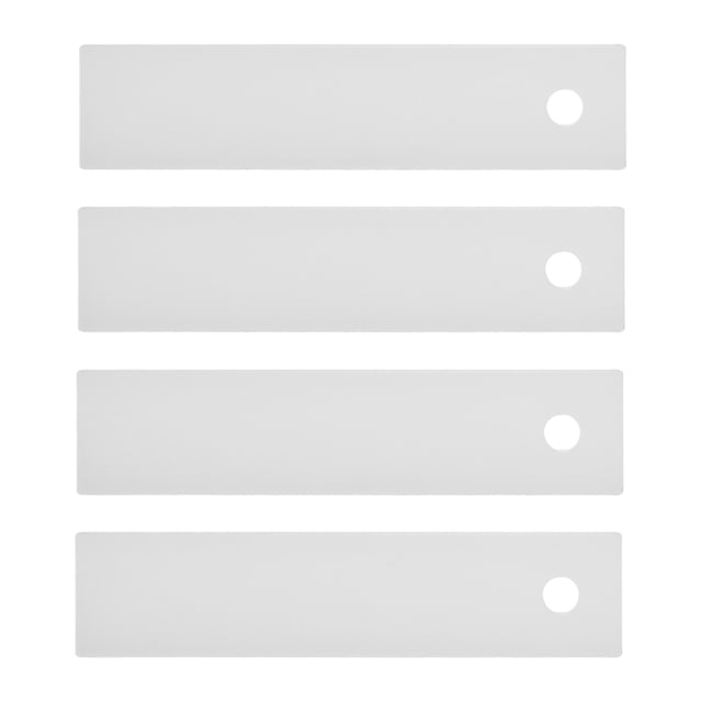 Unique Bargains WE1M504 Roulements de Tambour de Séchage en Plastique Blanc 4 Pack