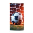 thumbnail image 2 of Hyknon Oversized Soccer-Themed Beach Towels Lightweight Microfiber Beach Towel Quick Dry Sand Free Travel Pool Towels for Bath Swim Men, 2 of 6