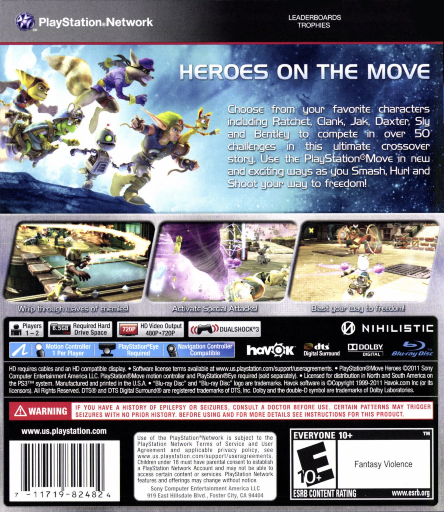 Move Heroes (Playstation 3)