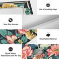 thumbnail image 6 of Spring Floral Outdoor Rug for Patio/Deck/Porch, Non-Slip Large Area Rug 5 x 7 Ft, Watercolor Vintage Red Yellow Green Indoor Outdoor Rugs Washable Area Rugs, Reversible Camping Rug Carpet Runner, 6 of 8