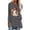 Grey, variant on Womens Fall Halloween Shirt Women's Halloween Graphic Print Long Sleeve Top for Everyday Casual Round Neck Comfortably Soft Women’s T Shirt White XL