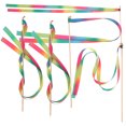 thumbnail image 1 of Shisuyan Ribbon Fairy Sticks Cloth Wood Iron Alloy 5Set 23.6x11.8x0.2in, 1 of 9