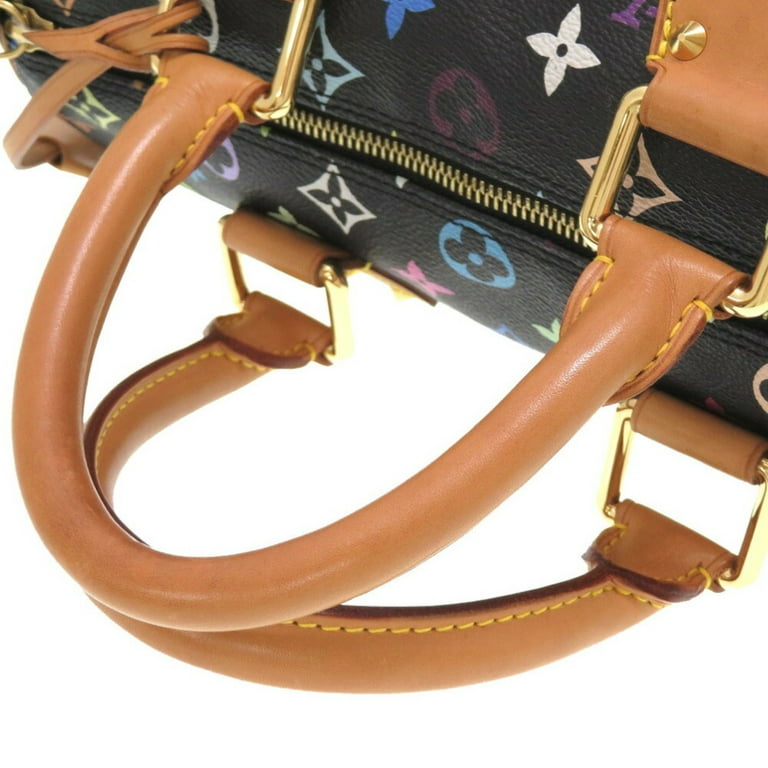 monogram multicolor satchel