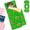Green Fire Truck, variant on Primlect Nap Mat, 55" x 22", Portable Sleeping Bag with Removable Pillow, Easy to Roll & Store, Black