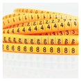 thumbnail image 4 of PVC cable marker EC-0 EC-1 Cable Wire Marker Number 0 to 9 Cable Size 1.5 yellow color PVC cable markers insulation marker, 4 of 5