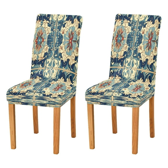 BZSMCE Chairs Slipcovers Dining Chair Covers Pattern Painting Creative Pattern