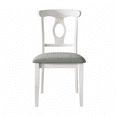 thumbnail image 4 of Home Design Olivia Dining Chair, Set of 4, Cushioned Seat, Mid-Century Modern Style, Gray/White, 4 of 8