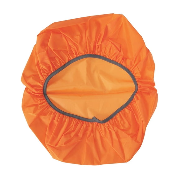 Raindrops Waterproof Rain Cover for Backpacks Made of Nylon Keeps Gear Dry with Elastic Design 45L Orange
