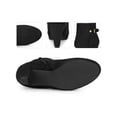 thumbnail image 2 of BLISSFUL STEP Round Toe Side Zip Platform Chunky Heel Ankle Boots for Women Black 8, 2 of 6