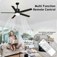 thumbnail image 6 of Skeven Ceiling Fans with Lights and Remote, 60 inch Outdoor Ceiling Fan with Remote, Modern with Lights for Patio Farmhouse Bedroom, 6 of 7