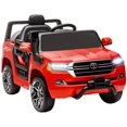 thumbnail image 1 of Qaba Voiture Électrique 12 V pour Enfants, Voiture Électrique pour Enfants Toyota sous Licence avec Télécommande, Jouet à Chevaucher pour Tout-Petits, Rouge, 1 of 9