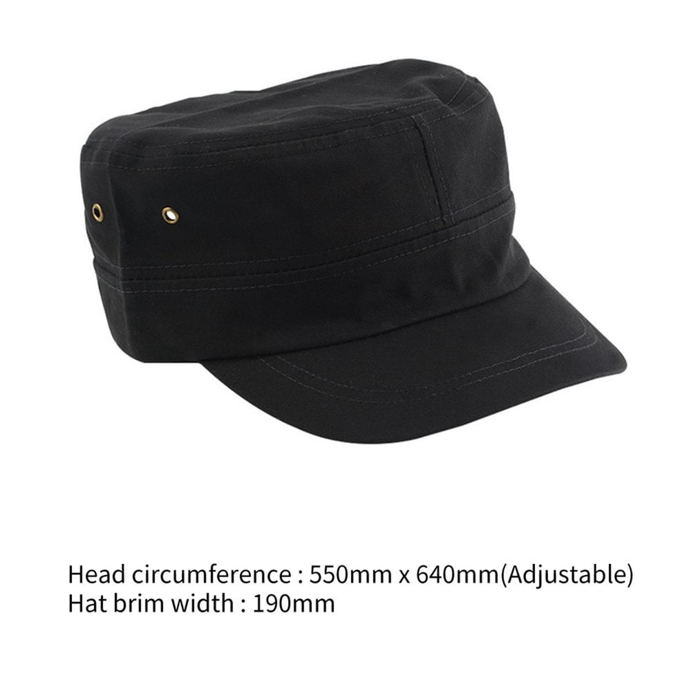 Army Cap Cadet Hat Military Flat 