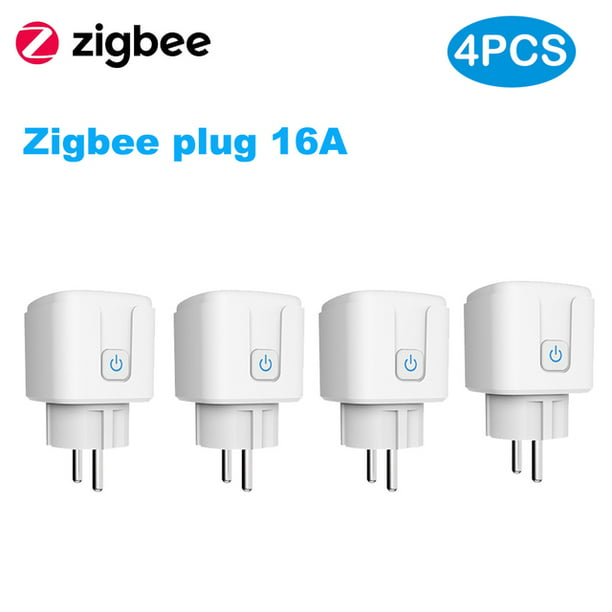zoeken moord Mantsjoerije Tuya Smart Zigbee Plug 16A/20A EU Outlet 3680W Power Meter Compatiable With  Alexa And Tuya Hub - Walmart.com