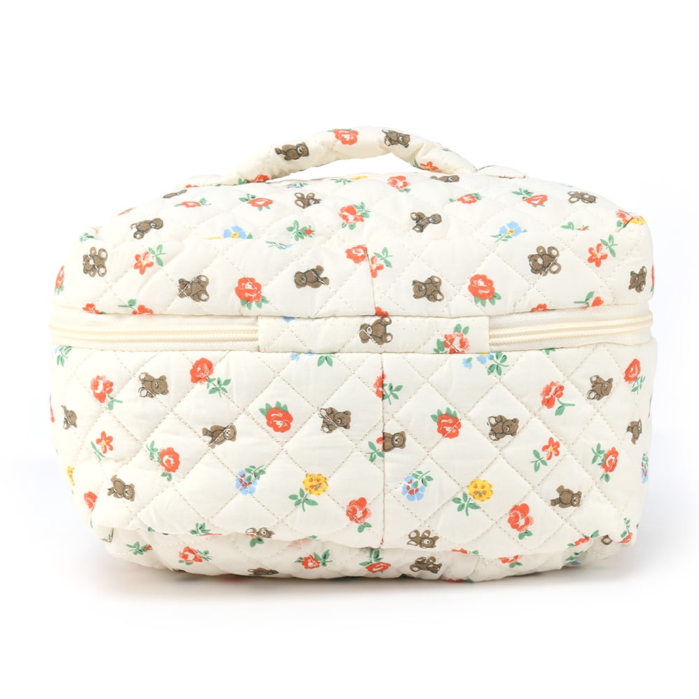 Clearance! Lotpreco Big Makeup Bag Cute Cosmetic Bag Cotton Makeup