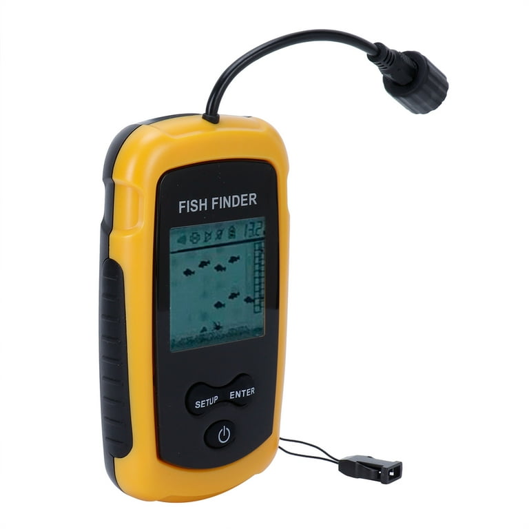 Portable Fish Finder Sonar Sensor Kayak Wired Handheld Fish Depth Finder  with LCD Display for Boat/Lake/Sea/Ice Fishing - AliExpress