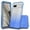 Blue Gradient, variant on Rosebono Compatible With Google Pixel 8A, Hybrid Gradient Transparent Soft TPU Clear Skin Cover Protection Case (Blue)