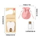 thumbnail image 2 of Juego de hadas de dientes de madera para niños | Colgante de puerta - Incluye bolsa de terciopelo, botella de vidrio con corcho de madera | Regalo y decoración de recuerdo de dientes de leche para, 2 of 6