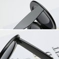 thumbnail image 4 of Abbraccia 5xFuturistic Oversize Round Sunglasses Black frame Gray lens 5 Pcs, 4 of 10