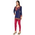 thumbnail image 5 of Maple Clothing Indian Kurtis Tops Tunics Women's (Blue, L), 5 of 6
