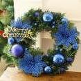 thumbnail image 4 of 30cm Christmas Thanksgiving Decorations/Christmas Wreath/Hotel Mall Decoration/ Handmade Wave Wreath Gate Hanging Cabinet Window Towers Arrangement, 4 of 5