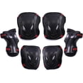 thumbnail image 1 of Conjunto de equipo de protección: protectores de muñeca para andar en patineta, andar en bicicleta, patinete, patinaje sobre ruedas, L, 1 of 4