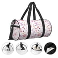 thumbnail image 3 of Balery Retro Floral Bolsa de Gimnasio para Mujeres y Hombres, Bolsa de Viaje Impermeable, Bolsa de Fin de Semana con Compartimento para Zapatos y Bolsillo Húmedo, 3 of 6