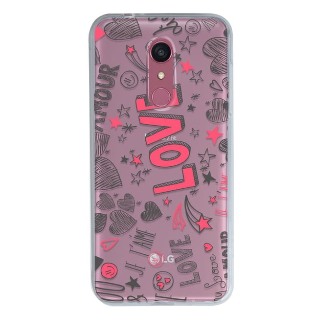 Funda para LG G7 Fit InstaCase Antigolpes Corazones Love