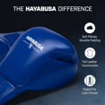 thumbnail image 2 of Hayabusa Pro Leather Lace-Up Boxing Gloves for Men and Women - Blue, 14oz, 2 of 6