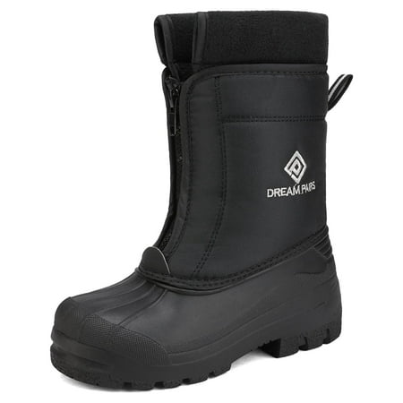 

Dream Pairs Boys Girls Kids Warm Waterproof Snow Boots Winter Outdoor Snow Boots KSTAR BLACK Size 9