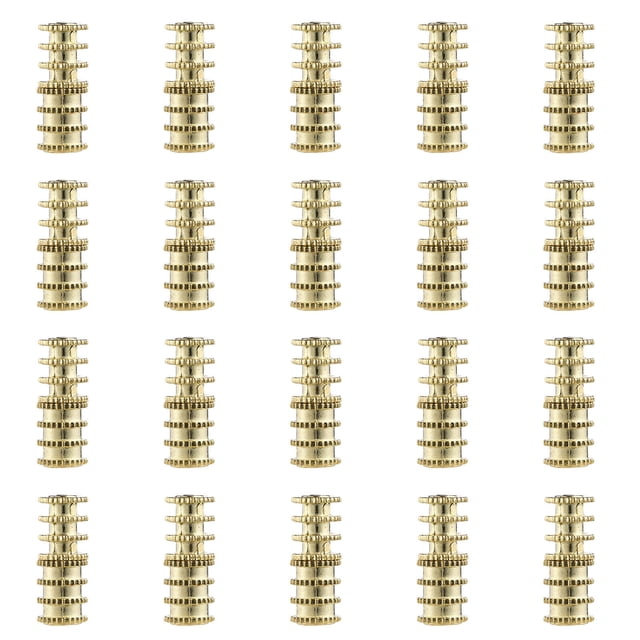 MasteelfCA 20pcs Metal Alignment Pin Zinc Alloy Positioning Rods Table Leaf Dowels Metal Table Pin Table Bolt Sleeves