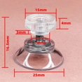 thumbnail image 1 of Ventosa de tornillo de 25 mm M4 M5 fuerte PVC transparente sin clavos con ventosa de tuerca, 1 of 2