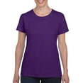 thumbnail image 1 of Gildan T-Shirt en Coton Épais pour Femmes, G, Violet, 1 of 1