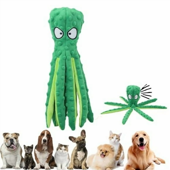 Juguetes para piscina, juguetes para bebés, juguetes para niños pequeños, juguetes para perros con sonido, muñeco de pulpo