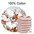 thumbnail image 5 of Unique Bargains 100% Cotton Absorbent Hand Towel Set 14"x30" Misty Rose 6 Pcs, 5 of 8