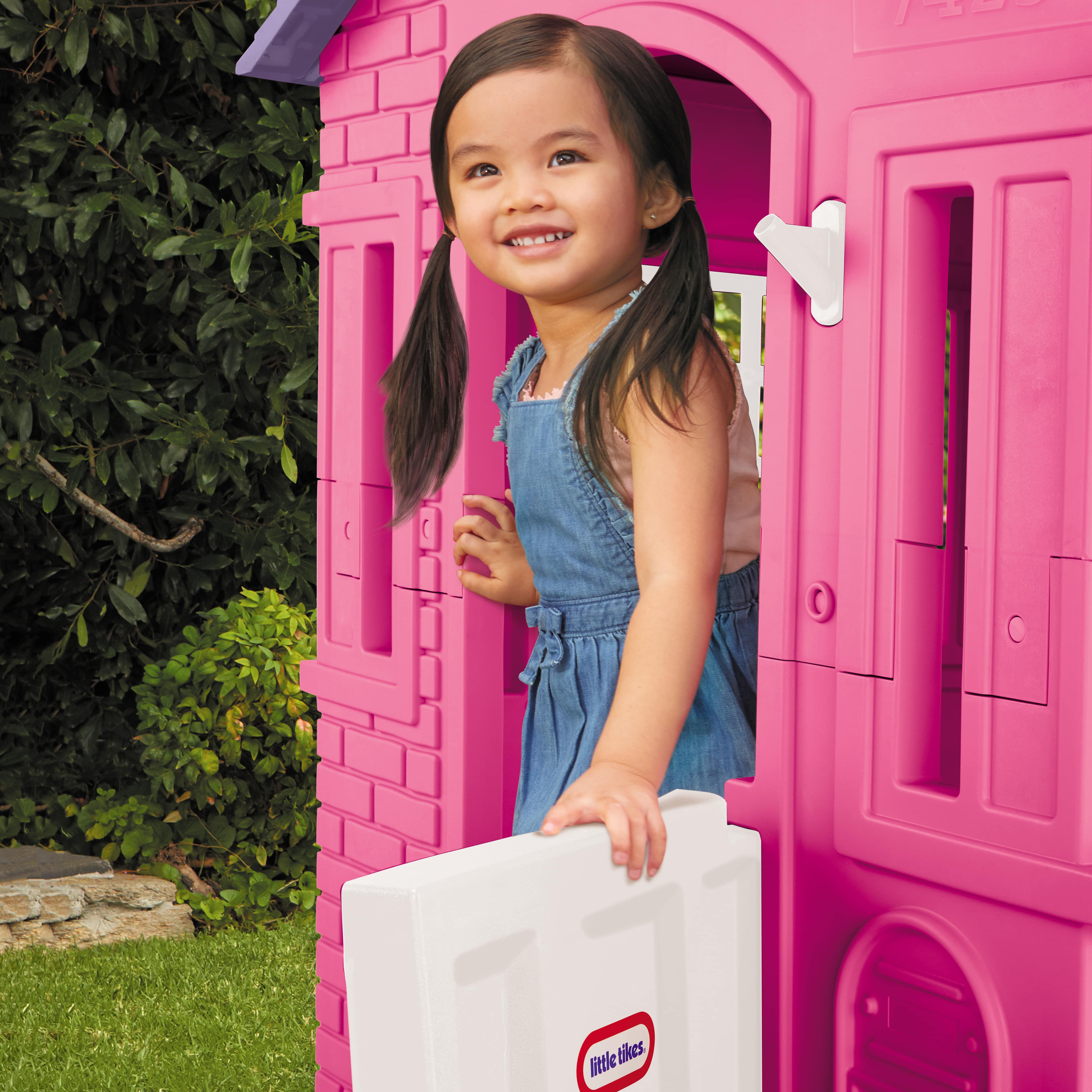 Little Tikes Cape Cottage House, Pink - Pretend Playhouse for Girls Boys Kids 2-8 Years Old - image 4 of 8
