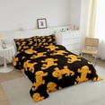 thumbnail image 3 of Cute Axolotl Comforter Set Teens Bedroom,Yellow Salamander Down Comforter,Cartoon Sealife Animals Twin Bedding Sets Black, 3 of 6